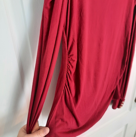 White House Black Market Cold-Shoulder Knit Top, Size Small - Picture 8 of 10